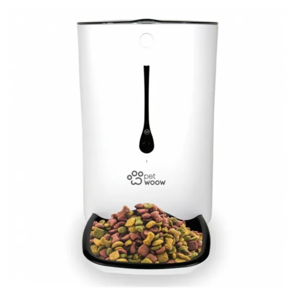 Clearance Pet Woow Dispensador De Alimento Y Comedero Para Mascotas, Con C Mara Y Micr Fono