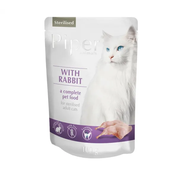 Best Piper Cat Pouch De Conejo De 100 Gr