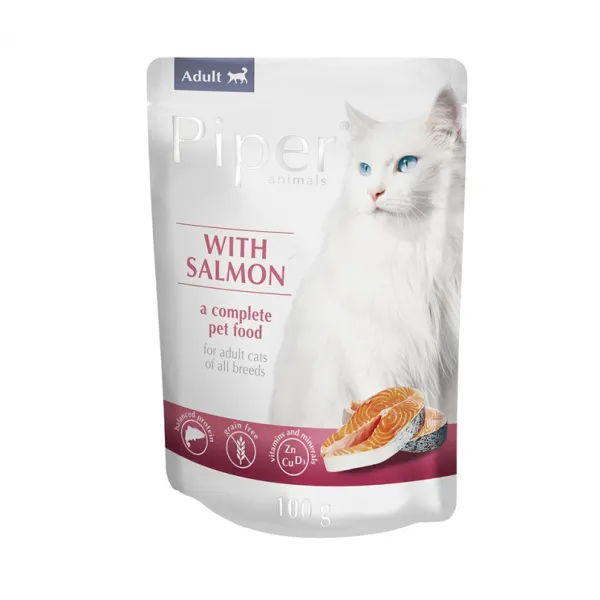 Discount Piper Cat Pouch De Salm N De 100Gr