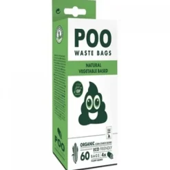 Hot Mpets Poo Dog Waste Bags (60 Bags) - Non Scented