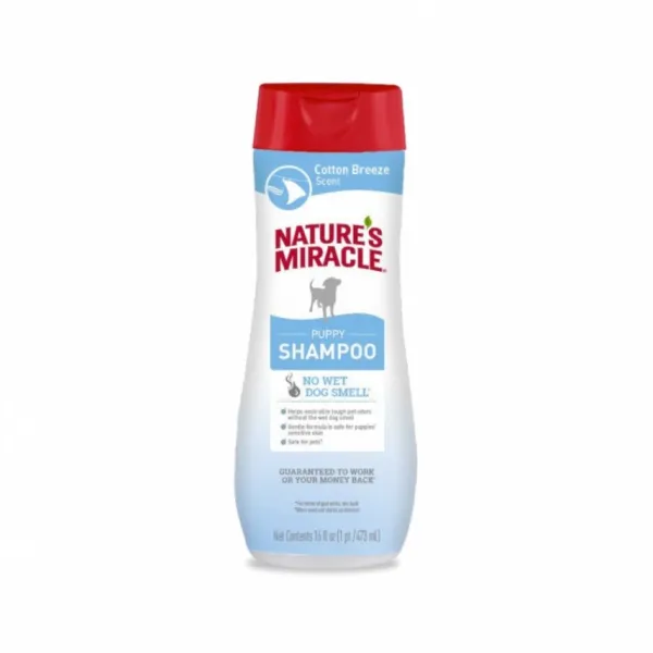 Best Natures Miracle Puppy Shampoo. Cotton Breeze Scent. 473 Ml 1 Un.