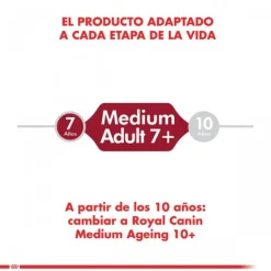 Royal Canin Alimento Seco Perro Adulto Medium Adult 7+