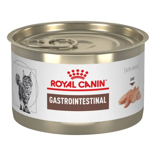 New Royal Canin Gastrointestinal Lata Alimento H Medo Para Gatos 145 Gr