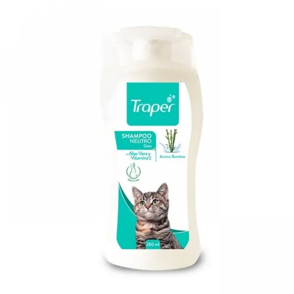 Online Traper Shampoo Neutro Gato 260 Cc