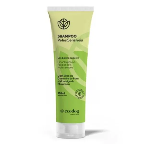 Ecodog Shampoo Pieles Sensibles Con Aceite De Casta A De Par Y Mantequilla De Murumuru 250 Ml
