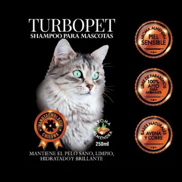 Outlet Turbopet Shampoo Para Gato 250 Ml