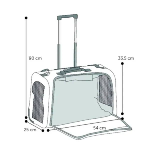 Flamingo Smart Trolley Norton Negro