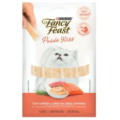Sale Pro Plan Snack L Quido Para Gato Fancy Feast Pur E Kiss Salm N 40Gr
