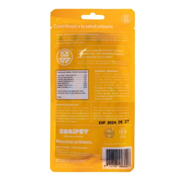 Outlet Sunipet Sunichups Urinari Care- Snack Funcional Para Gatos