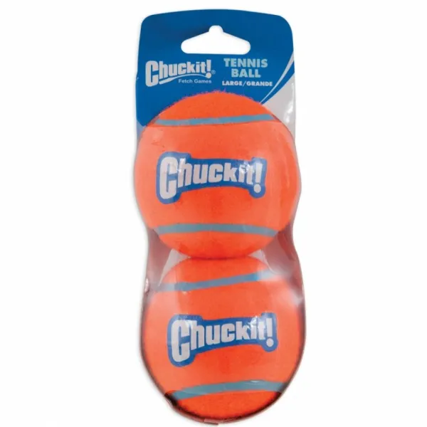 Clearance Chuckit Tennis Ball Shrink Large 2Pk 1 Un.