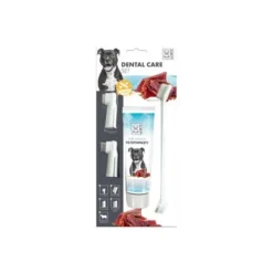 Clearance Mpets Toothpaste Beef Flavor Kit White & Blue