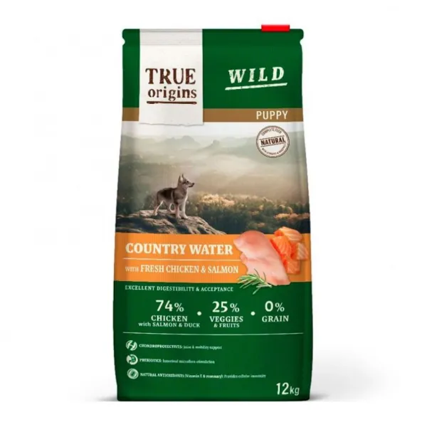 Best True Origins Wild Dog Puppy Country Water Alimento Para Perro