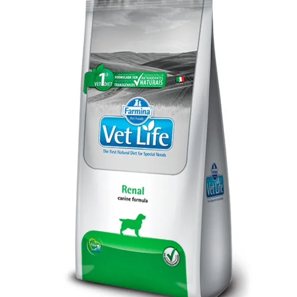Vet Life Vetlife Farmina Alimento Seco Medicado Renal Perro