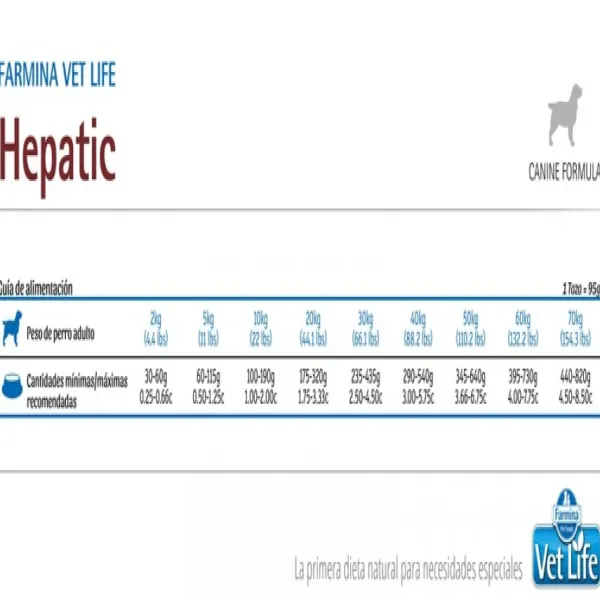 Outlet Vet Life Vetlife Farmina Alimento Seco Medicado Hepatico Perro