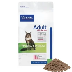 Clearance Virbac HPM Virbac Alimento Adult With Salmon Neutered & Entire Cat