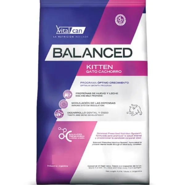 Sale Vitalcan Kitten Balanced Alimento Para Gatos
