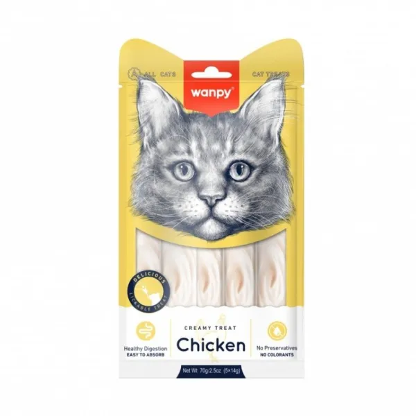 Clearance Wanpy Creamy Treat Chicken 70 Gr