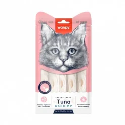 Clearance Wanpy Creamy Treat Tuna & Shrimp 70 Gr
